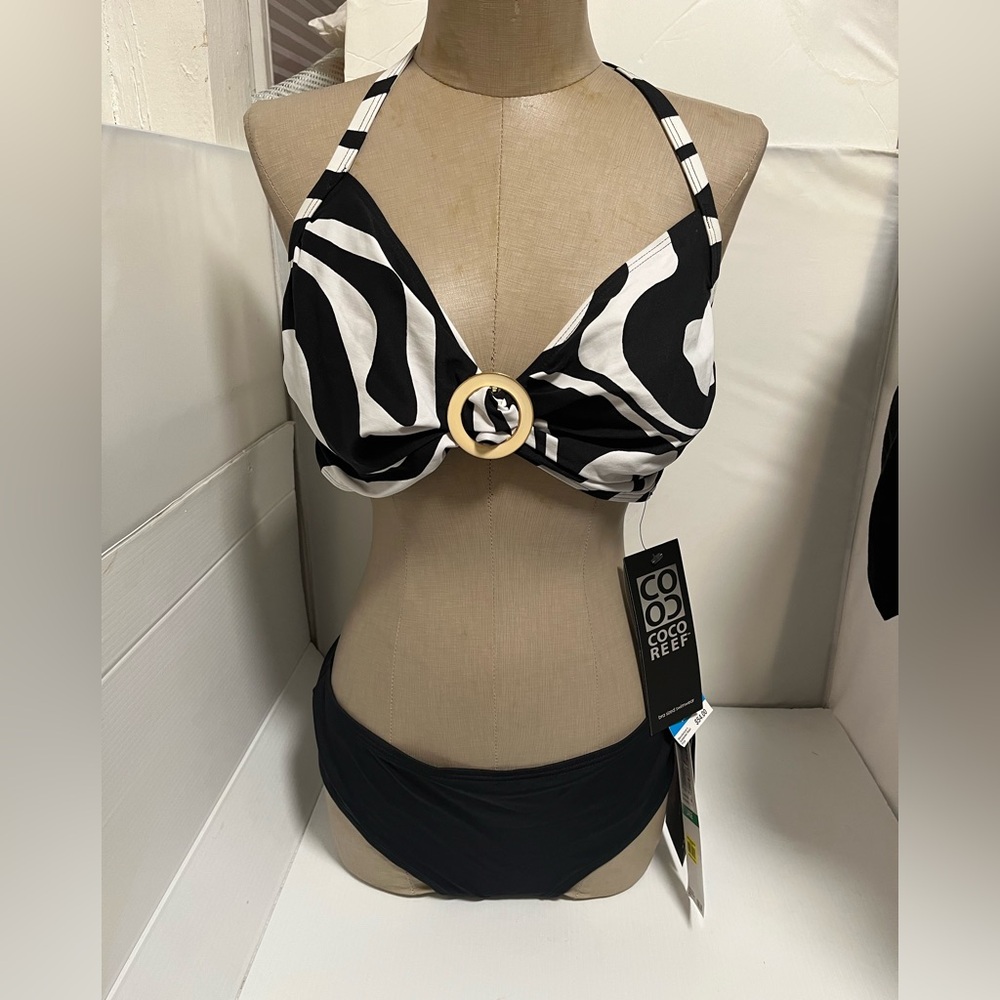 Coco Reef Monochrome Zebra Bikini